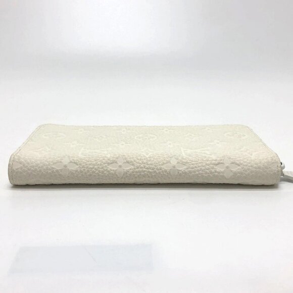 LOUIS VUITTON M80337 Monogram Zippy Wallet Long Wallet Taurillon Clemence White - Picture 2 of 16